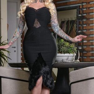Midnight Franklin Dress/ Sabina Kelley X Rocking Bettie